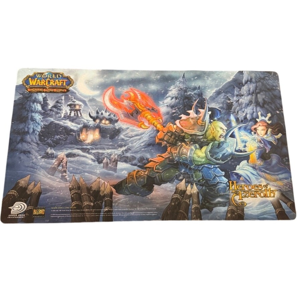 World of Warcraft Trading Card Game Graphic Play Mat TCG Heroes of Azeroth 2006
